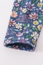 Purple floral lace bloomer set - ARIA KIDS