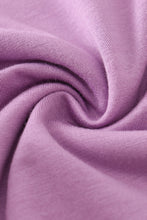 Purple floral print bamboo blanket - ARIA KIDS