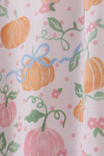 Pink pumpkin bamboo mom pajamas set - ARIA KIDS