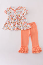 Floral print smocked ruffle pants set - ARIA KIDS