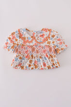 Floral print smocked dress - ARIA KIDS