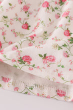 Pink rose hand smocked pants set - ARIA KIDS