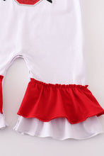 Ohio glitter ruffle romper - ARIA KIDS