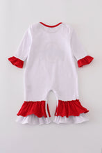 Ohio glitter ruffle romper - ARIA KIDS