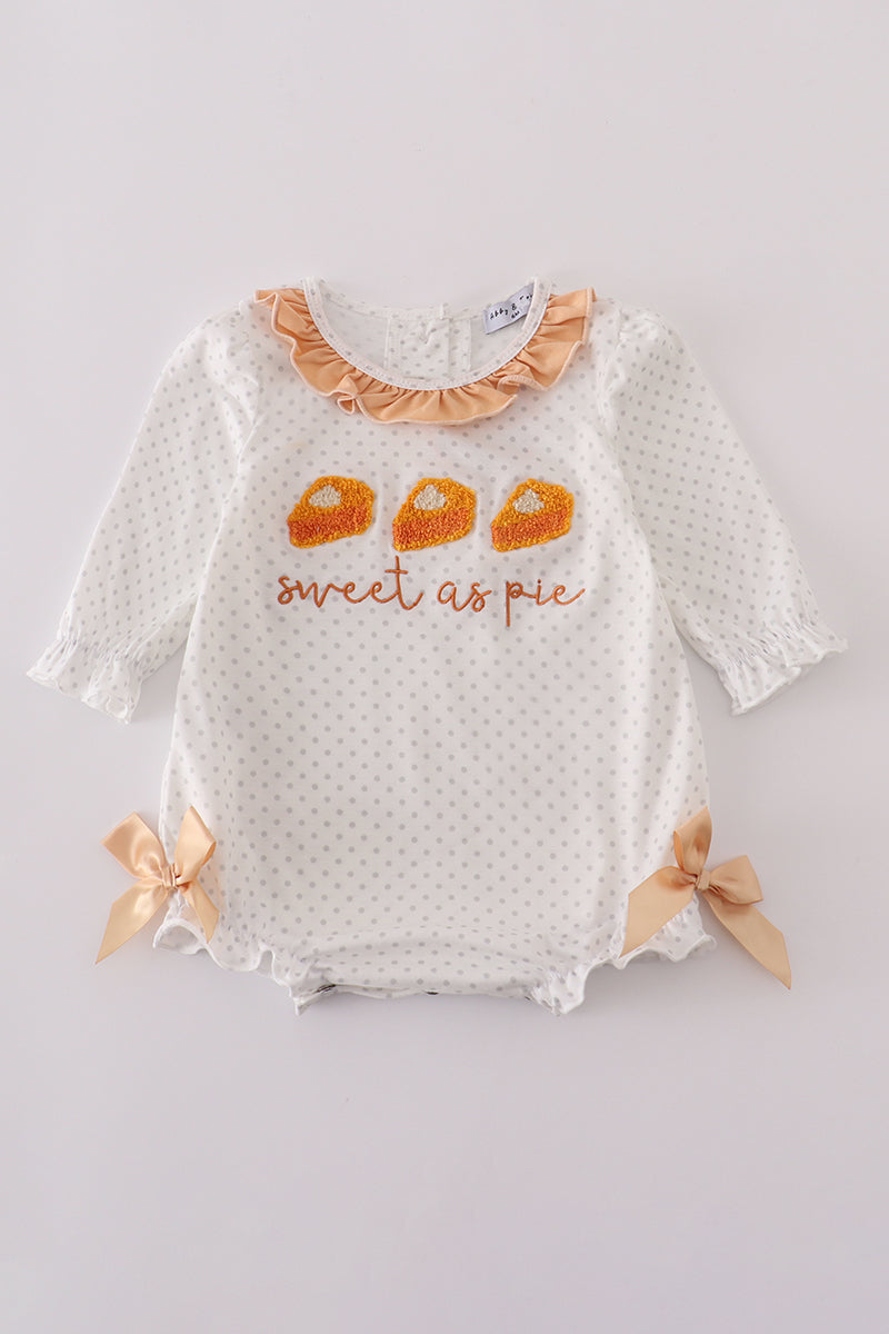 Sweet as pie french knot girl bubble - ARIA KIDS