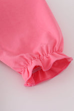 Blue christmas tree smocked ruffle jumpsuit set - ARIA KIDS