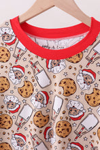 Santa milk biscuits bamboo mom pajamas set - ARIA KIDS