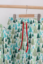 Green christmas tree print dad pajamas pants set - ARIA KIDS