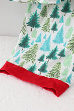 Green christmas tree print dad pajamas pants set - ARIA KIDS