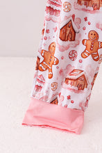 Pink gingerbread house bamboo mom pajmas pants - ARIA KIDS