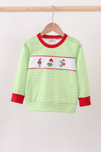 Green christmas grinch embroidery boy top - ARIA KIDS