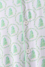 Green christmas tree bamboo dad pajama set - ARIA KIDS