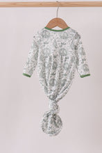 Green christmas tree print gown - ARIA KIDS
