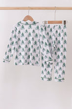 Green christmas tree bamboo mom&me pajama set - ARIA KIDS