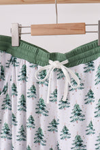 Green christmas tree bamboo mom&me pajama set - ARIA KIDS