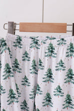 Green christmas tree bamboo mom&me pajama set - ARIA KIDS