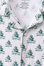 Green christmas tree bamboo mom&me pajama set - ARIA KIDS