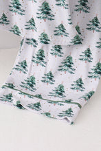Green christmas tree bamboo mom&me pajama set - ARIA KIDS