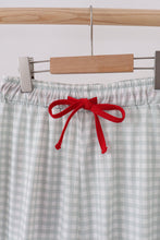 Sage gingham mom pajama pants - ARIA KIDS