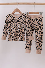 Brown leopard bamboo pajama set - ARIA KIDS