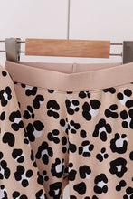 Brown leopard bamboo pajama set - ARIA KIDS