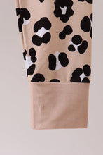 Brown leopard bamboo pajama set - ARIA KIDS