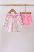 Floral tulip ruffle bloomer set - ARIA KIDS