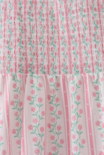 Floral tulip smocked mom dress - ARIA KIDS