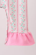 Floral tulip smocked ruffle romper - ARIA KIDS