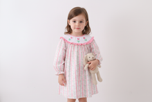 Floral tulip smocked ruffle dress - ARIA KIDS