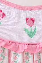 Floral tulip smocked ruffle dress - ARIA KIDS