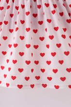 Red heart applique ruffle 2pc set - ARIA KIDS