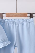 Blue floral pants set - ARIA KIDS