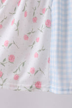 Blue floral pants set - ARIA KIDS