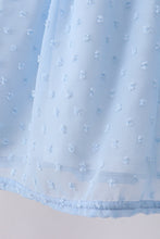 Blue clover embroidery swiss dot shorts set - ARIA KIDS