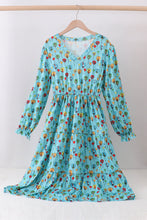 Mint Dr. Seuss print women dress - ARIA KIDS