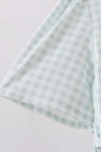 Sage gingham women dress - ARIA KIDS