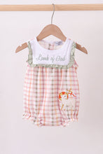 Lawb of god applique plaid bubble - ARIA KIDS