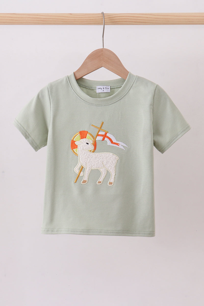 Lawb of god applique top - ARIA KIDS