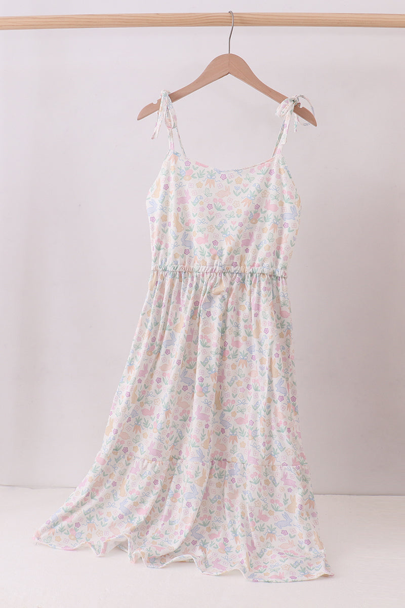 Floral print women dress