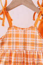 Tennessee Go vols applique plaid bloomer set - ARIA KIDS