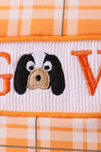 Tennessee Go vols smocked plaid bubble - ARIA KIDS