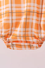 Tennessee Go vols smocked plaid bubble - ARIA KIDS
