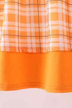 Tennessee Go vols smocked plaid dress - ARIA KIDS