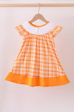 Tennessee Go vols smocked plaid dress - ARIA KIDS