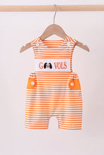 Tennessee Go vols smocked stripe jonjon - ARIA KIDS