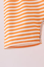 Tennessee Go vols smocked stripe jonjon - ARIA KIDS