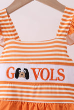 Tennessee Go vols smocked stripe swimsuit - ARIA KIDS