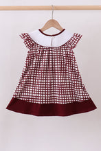 Mississippi Hail State smocked gingham dress - ARIA KIDS