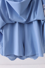 Blue active scalloped mom&me dress - ARIA KIDS